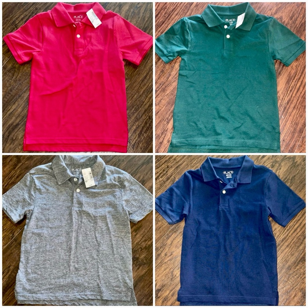 POLO SHIRT BUNDLE OF 5 SZ 6
